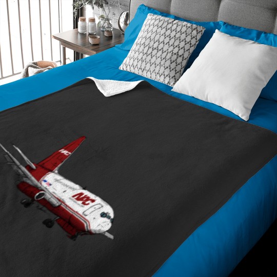 Discover Northern Air Cargo 737 Baby Blankets