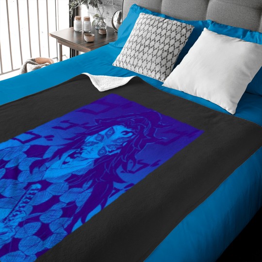 Discover Kokushibo Kimetsu No Yaiba (1) Baby Blankets