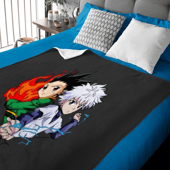 Discover Gon &amp_ killuas Classic Baby Blankets