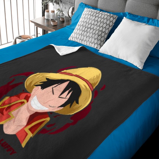 Discover One Piece Monkey D. Luffy 3213 Baby Blankets
