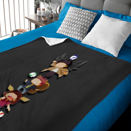 Discover Team Free will Tower Baby Blankets