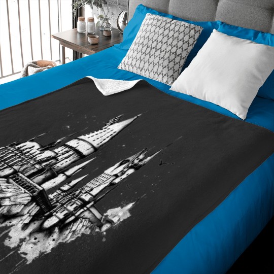 Discover Magical School Castle 174 Baby Blankets