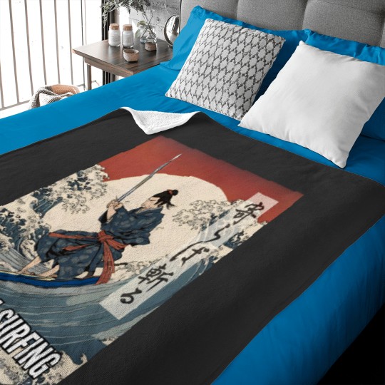 Discover SAMURAI SURFER SUKESABURO Baby Blankets