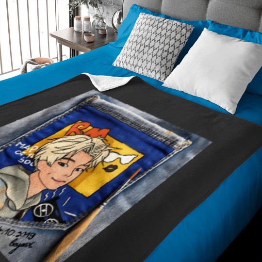 Discover Bts Rm Personaa Baby Blankets