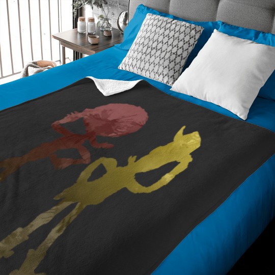 Discover Cowgirl And Cowboy Inspired Silhouette Baby Blankets