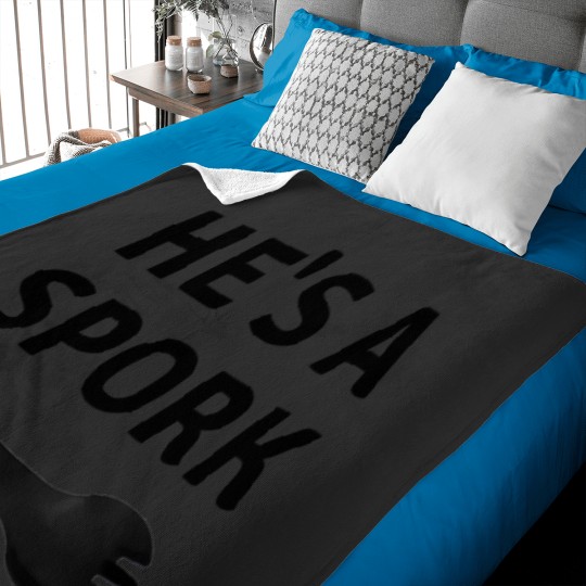 Discover He'S A Spork - Toy Sto ry Baby Blankets