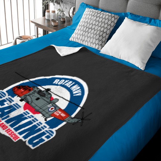 Discover Royal Navy Sea King Patch Baby Blankets