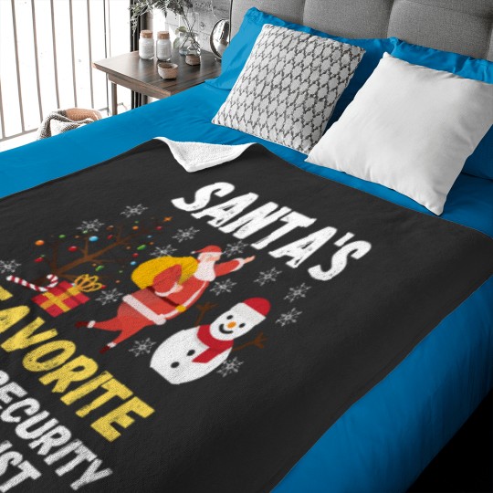 Discover Santa_s Favorite Cybersecurity specialist.png Baby Blankets