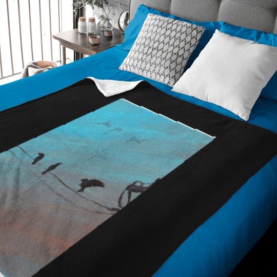 Discover Three For a Girl Graphic Baby Blankets