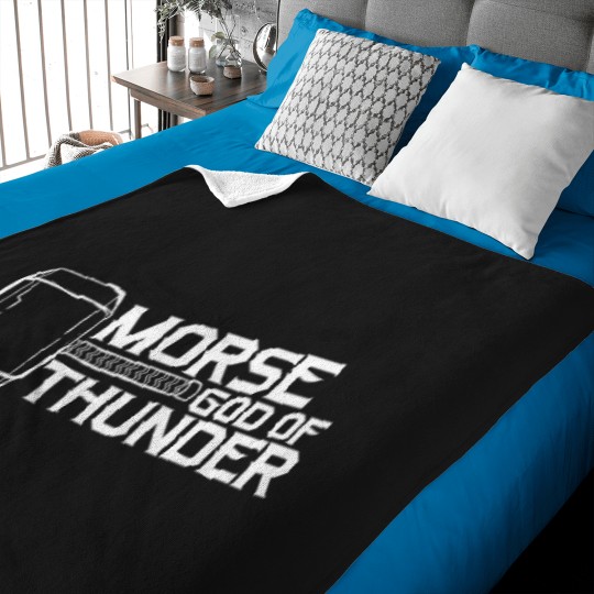 Discover Morse God of Thunder (Dark Version) Baby Blankets