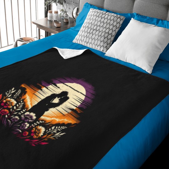 Discover embrace at dusk Baby Blankets
