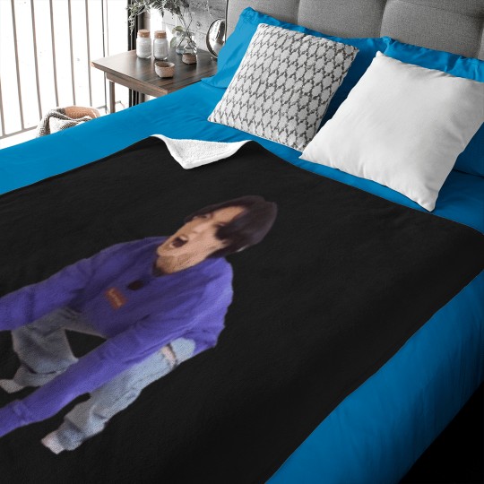 Discover Jungkook Sticker Meme Baby Blankets