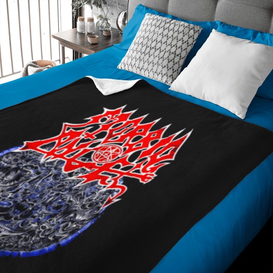 Discover Death Metal Baby Blankets