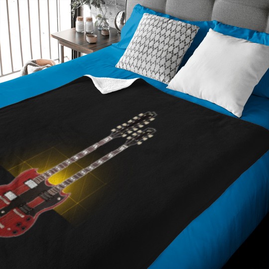 Discover Guitar Zeppelins (1) Baby Blankets