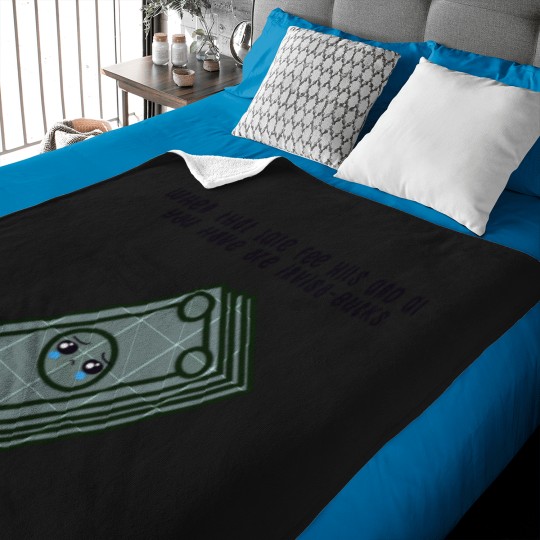 Discover When that late fee hits and all you have are invisobucks Baby Blankets