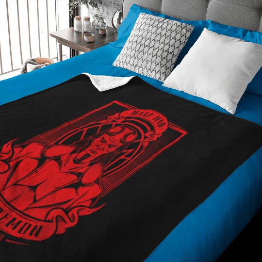 Discover Half Man Halfs Demon Baby Blankets