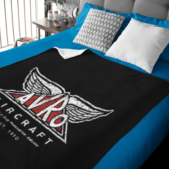 Discover Avro Logo Baby Blankets