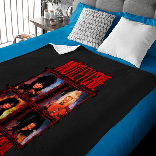 Discover Mtley Cre Shout At The Devil Wire Baby Blankets