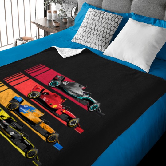Discover Grand Prix Formula Ca rs 20 Baby Blankets