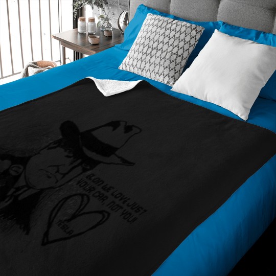 Discover TeslaLoveNotElonT-ShirtsStickers Baby Blankets