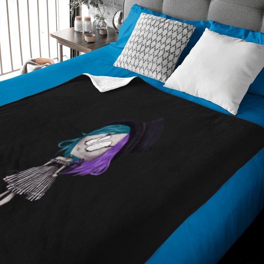 Discover Lolita With Stripes Baby Blankets