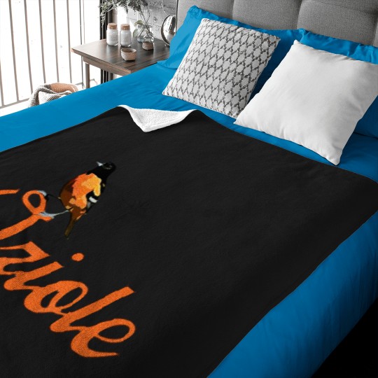 Discover _Vintage Oriole Bird_ Baltimore Favorites T-Shirt Baby Blankets