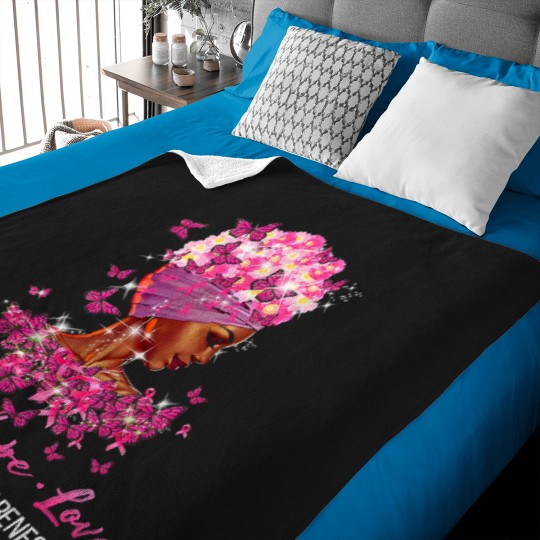 Discover BC Breast Cancer Awareness Faith Hope Love Butterflies Women Cancer Baby Blankets