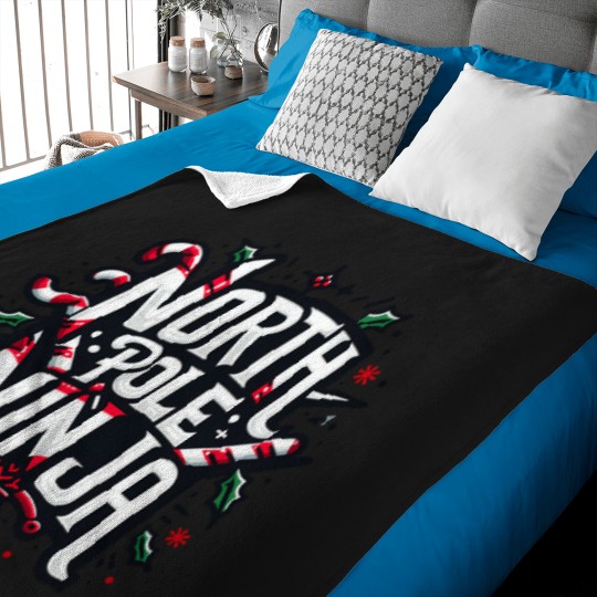 Discover North Pole Ninja - Festive Stealth Baby Blankets