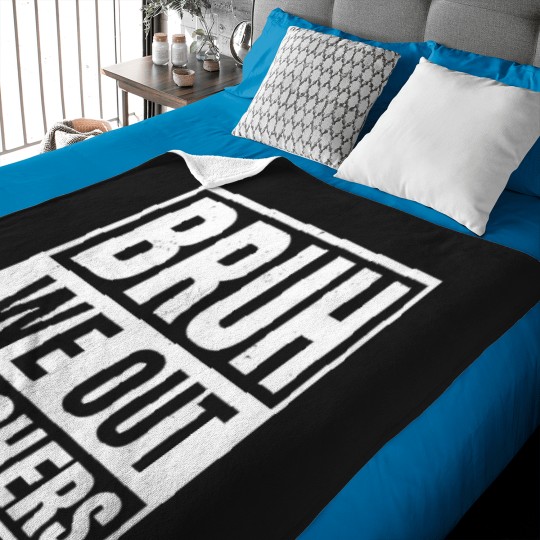 Discover Bruh-We-Out-Teachers-Vingate-Funny-Summer-Vacation-Last-Day-Of-School-Teacher-Gift-T-Shirt-(1) Tee Baby Blankets