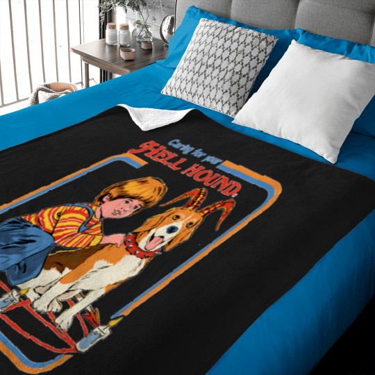 Discover Caring-For-Your-Hell-Hound Baby Blankets