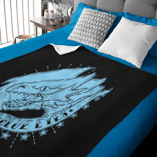 Discover Blue Eyes- Blux Ink Baby Blankets