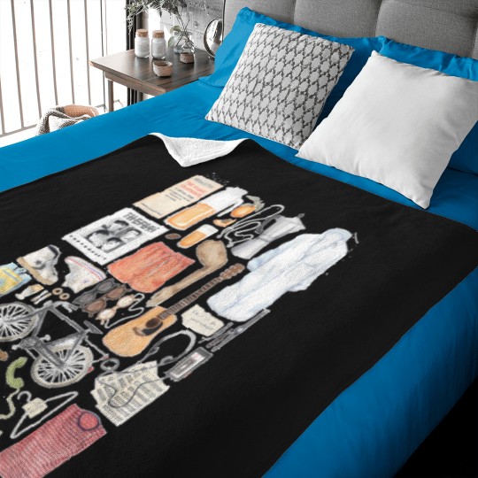 Discover Call-Me-By-Your-Name-Minimal-Illustration-Painting Shirt Baby Blankets