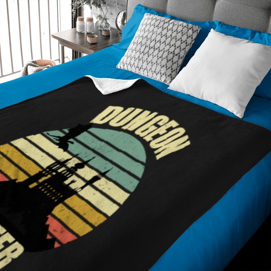 Discover Dungeon Master - Bez I'm DM Smiles Retro Dragon Baby Blankets