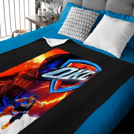 Discover Oklahoma City Thunder Baby Blankets