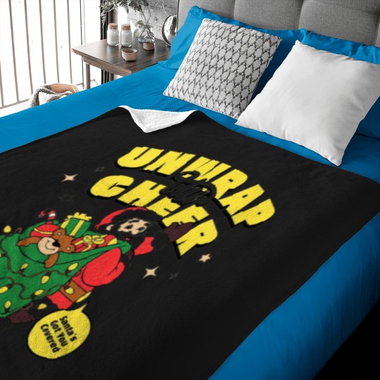 Discover Unwrap the Cheer Christmas Hoodie Baby Blankets