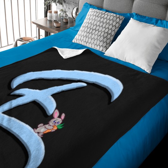 Discover Cute Letter E Animals (2) Baby Blankets