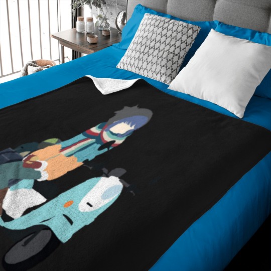 Discover Yuru Camp△ - Shima Rin and Scooter Baby Blankets