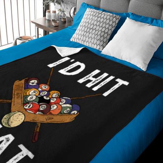 Discover Billiards I'D Hit That The Perfect Game T-Shirt Baby Blankets