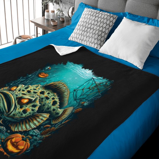Discover Flat Fear A Monstrous Floundeeer Fish Baby Blankets