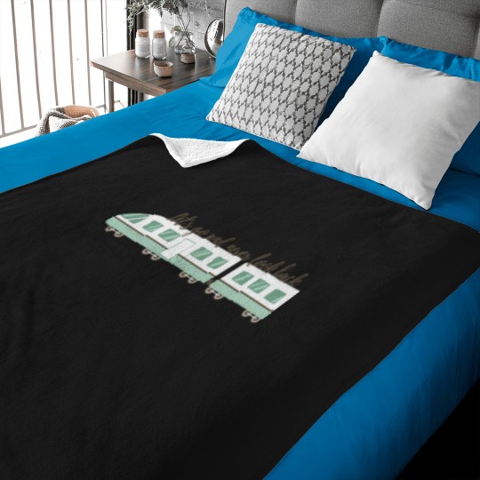 Discover Let's go and never look back Baby Blankets