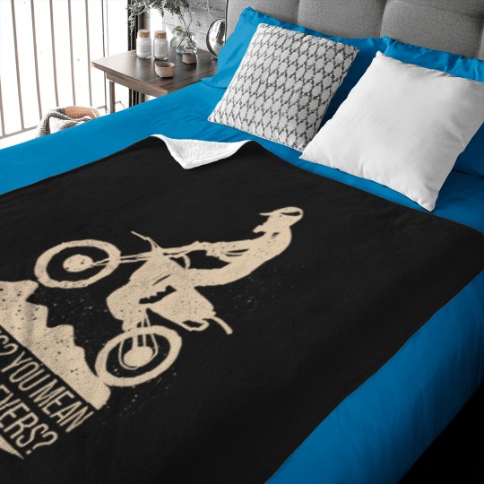 Discover Brakes You Mean Coward Levers Funny Motorbike Design Baby Blankets