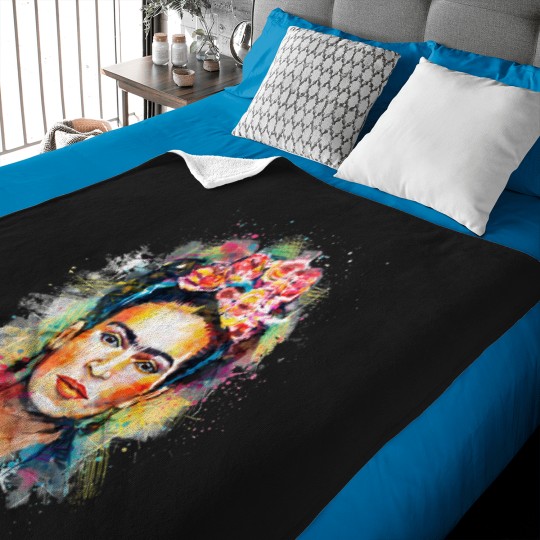 Discover Frida Kahlo Baby Blankets