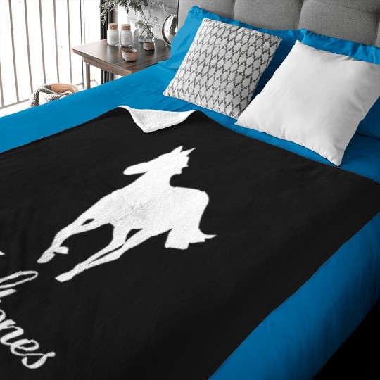 Discover Deftone White Horse Baby Blankets