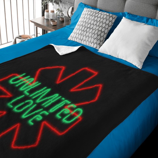 Discover Unlimited Love (Red Hot Chili Peppers) Baby Blankets