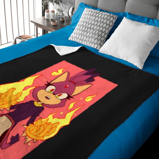 Discover Blaze The Cat Baby Blankets