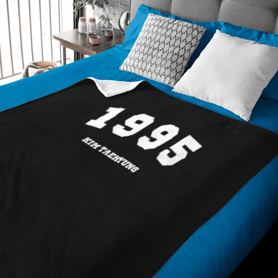 Discover 1995 Kim Taehyung - white version Baby Blankets
