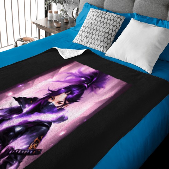 Discover Shadows Of The Moon Kuro No Krin Black Aurosra Baby Blankets