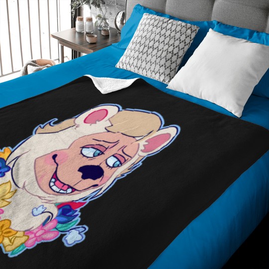 Discover Beach Bear Sticker Baby Blankets