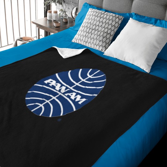 Discover Pan Am Mid 1950s Globe Inverted Classic T-Shirt Baby Blankets