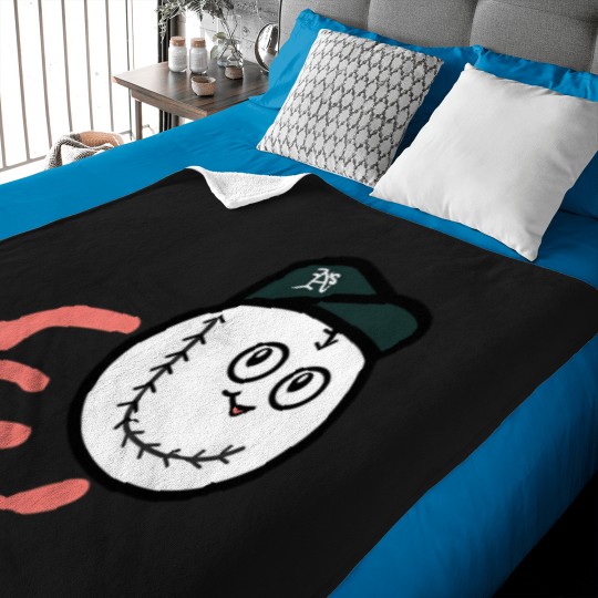 Discover Flame-Baseball T-Shirt Baby Blankets